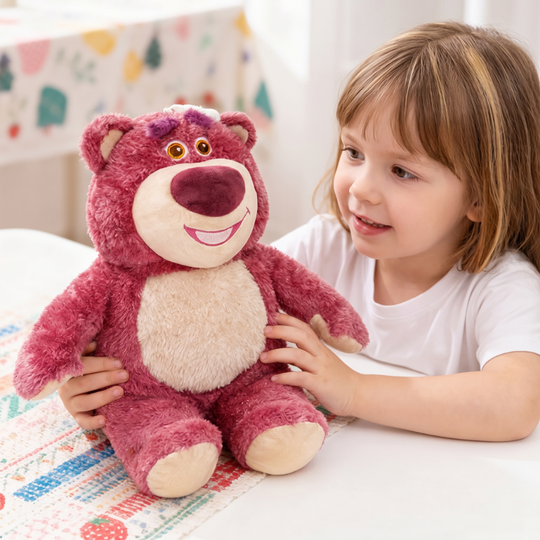 StrawberryCuddle – Zachte Roze Beer Knuffel