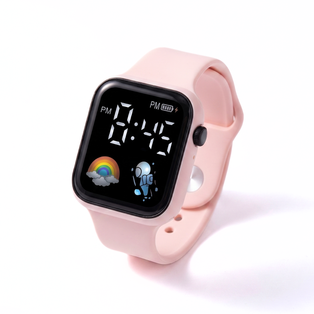 AstroGlow – Astronaut LED Horloge met Siliconen Band