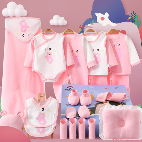PuppyNest – Luxe Baby Cadeauset van Katoen