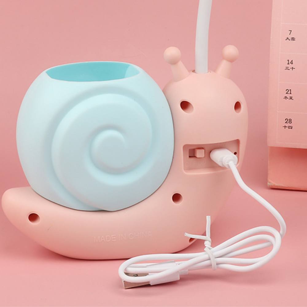 SnailGlow – LED Bureaulamp met Pennenhouder