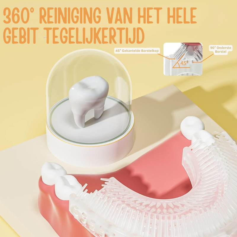 MiloBrush™ Kinder Elektrische Tandenborstel set – Pikachu Editie (360° U-Vorm, 6 standen)