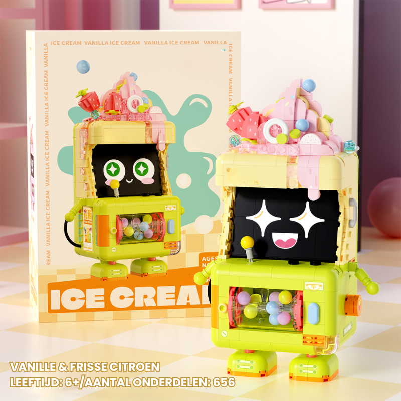 SweetTwist™ – IJsjesmachine Bouwset – Kleine Bouwblokjes