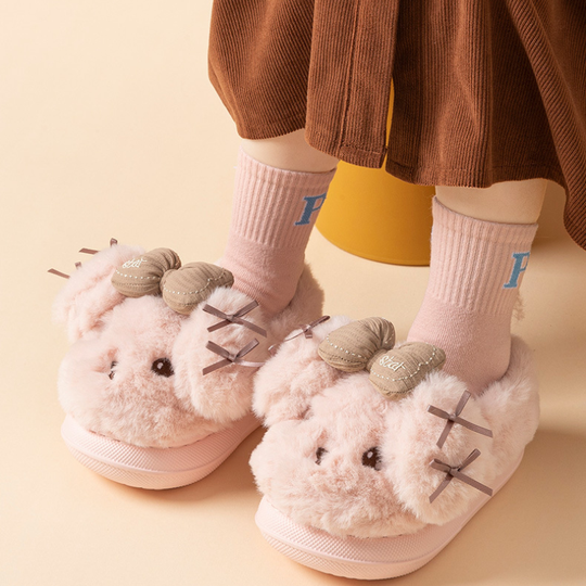 CozyPup – Pluche Hond Kinder Pantoffels
