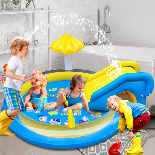 DinoSplash – Opblaasbaar Speelzwembad voor Kinderen