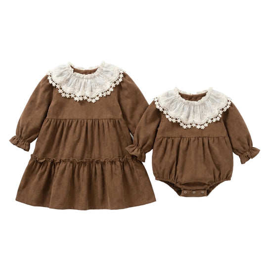 VintageLace – Set met Kanten Kraag