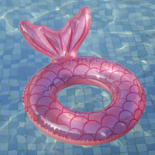 MermaidGlow – Opblaasbare Zeemeermin Zwemband