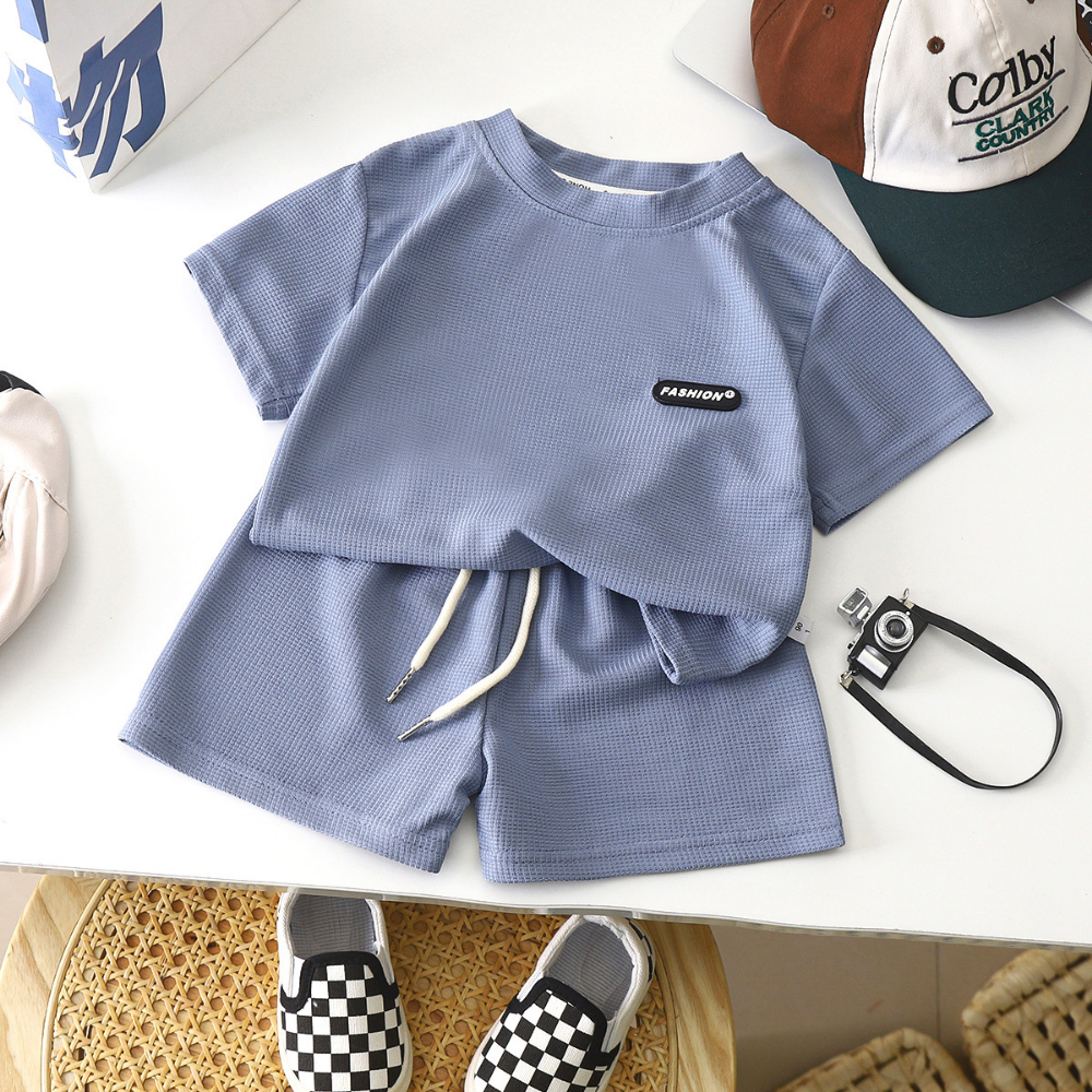 WaffleWear – Jongens Wafelstof Zomerset