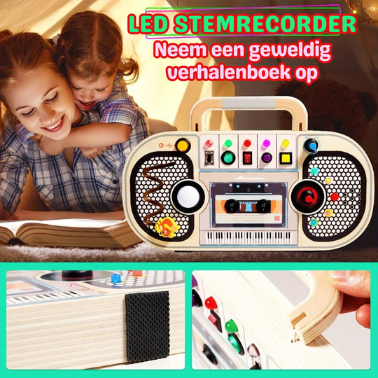 BrightPlay™ – Interactieve Houten Activiteitentafel