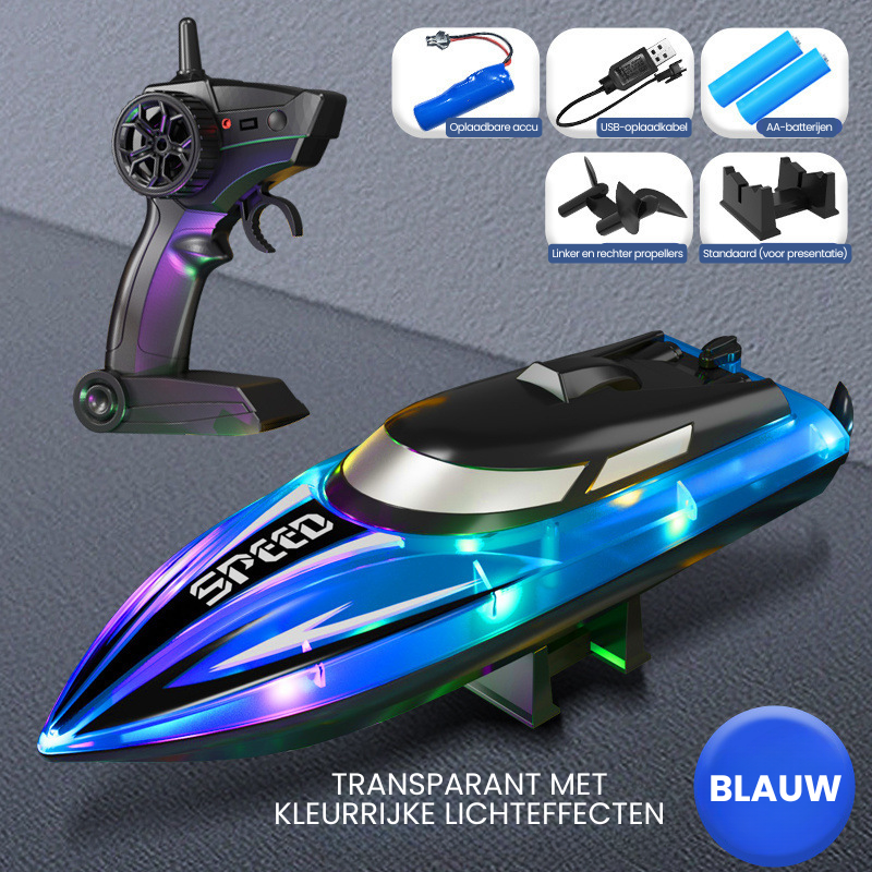 HydroNova – RC Speedboot met LED-verlichting