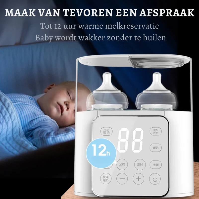 WarmEase™ – Multifunctionele 9-in-1 Flessenwarmer