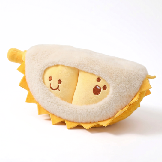 DurianCuddle – Durian Fruit Knuffel met Open Design