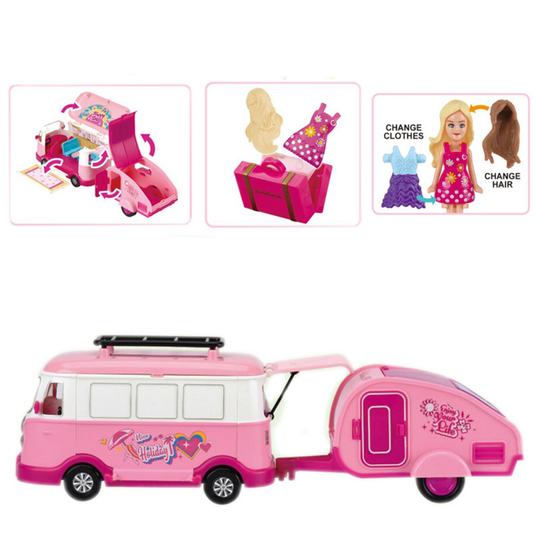 CamperDream – Draagbaar Poppenhuis in Campervorm