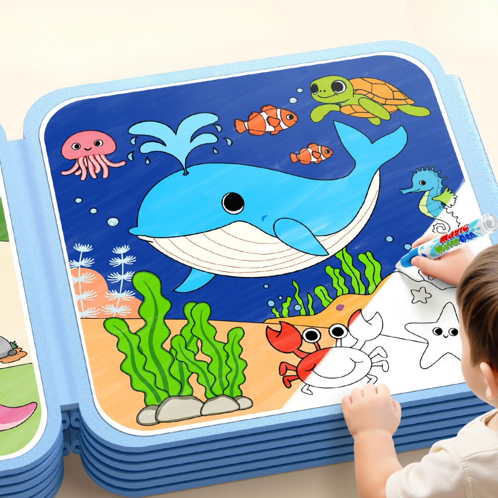 MagicDraw – Herbruikbaar Waterkleurboek voor Kinderen