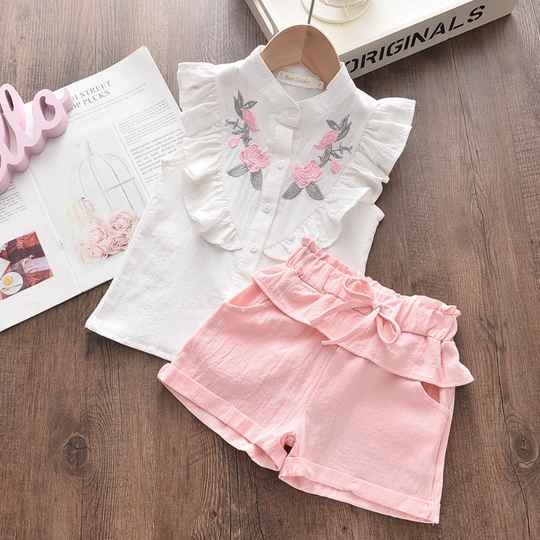 RoseBloom – 2-delige Kledingset voor Meisjes