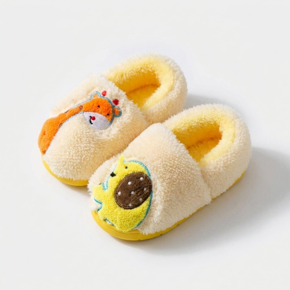 DinoStep – Pluche Kinderpantoffels met Dinosaurusdesign