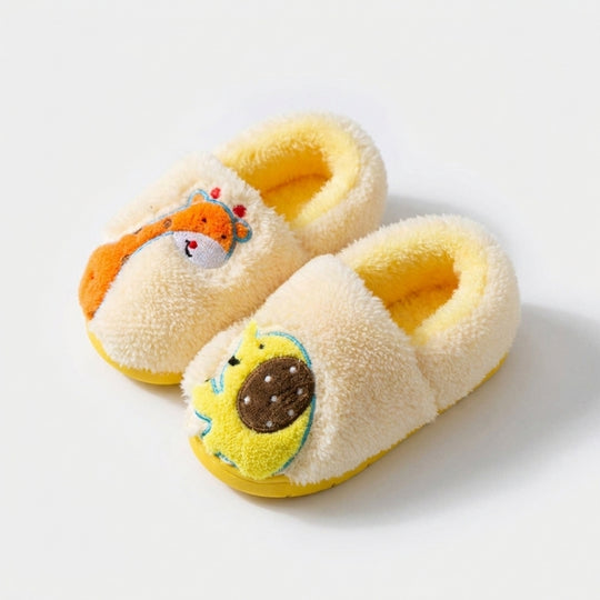 DinoStep – Pluche Kinderpantoffels met Dinosaurusdesign