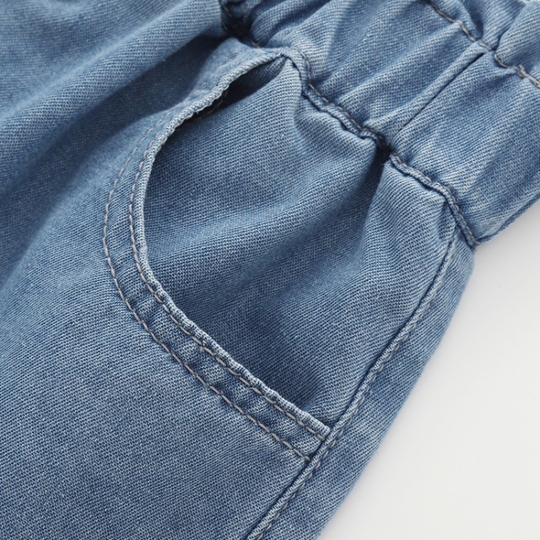 Hilda – Paperbag Denim Broekjes