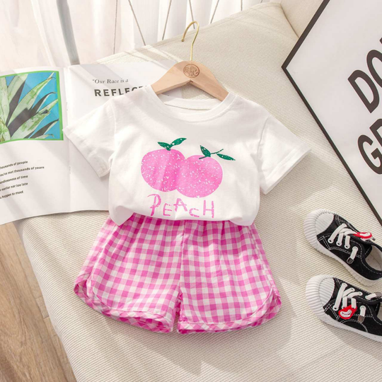 FruitBloom – Meisjes Zomerset met Fruitprint