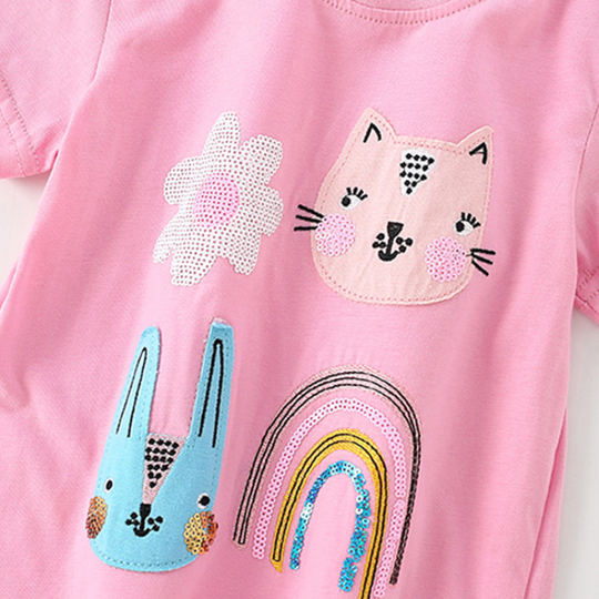 Cosima – Dieren Print T-shirt