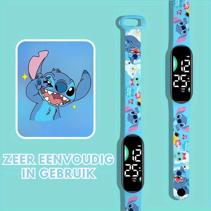 StitchTime™ – Disney Stitch Touchscreen Horloge – Digitaal Display