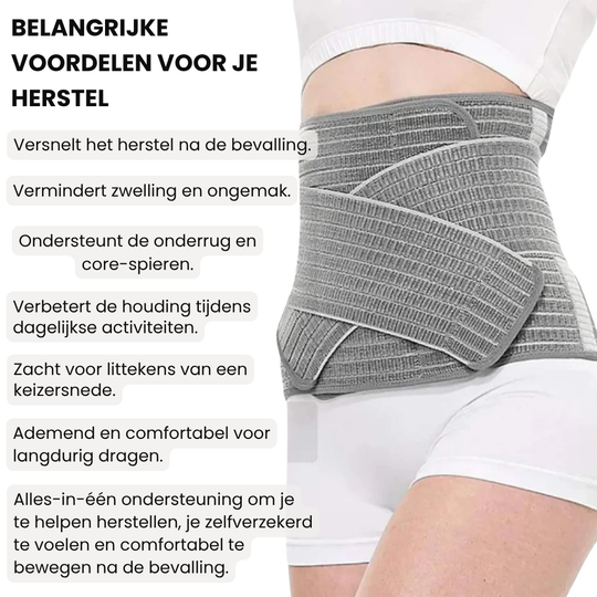 MamaSupport – Postpartum Buikband met Compressie