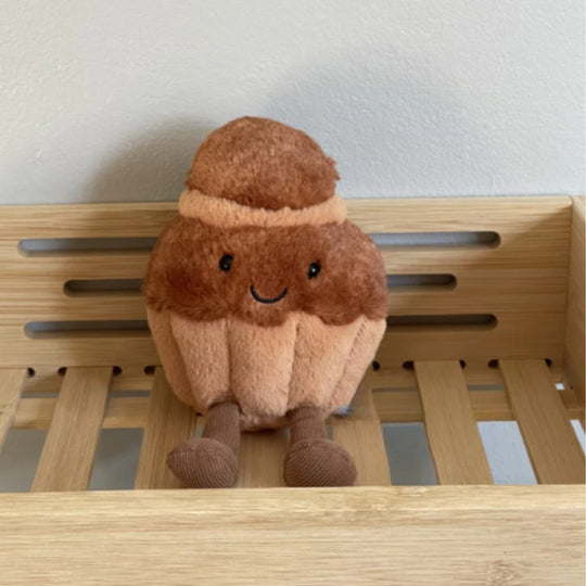 CrumbCuddle – Divertido Peluche de Panadería: Queso, Pan y Muffin
