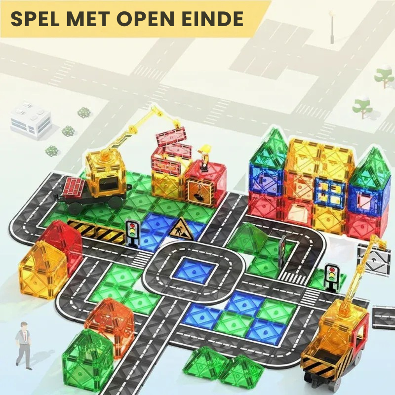 TrackMaster™ – Creatief & Leuk – Magnetische Bouwbaan Set