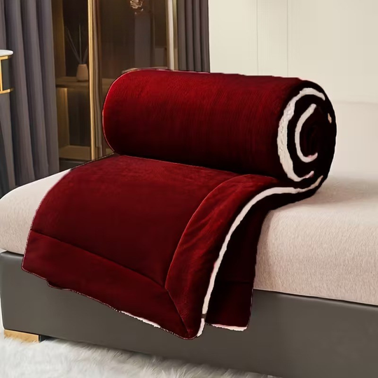 VelourNest™ – Dubbelzijdige Milk Fleece Deken