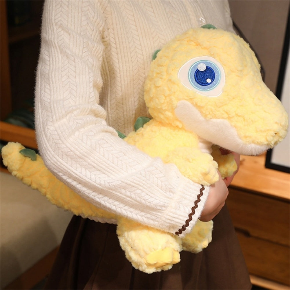 <font dir="auto" style="vertical-align: inherit;"><font dir="auto" style="vertical-align: inherit;">Peluche dinosaure à gros yeux, animaux en peluche jaunes et verts, autre chinois</font></font>