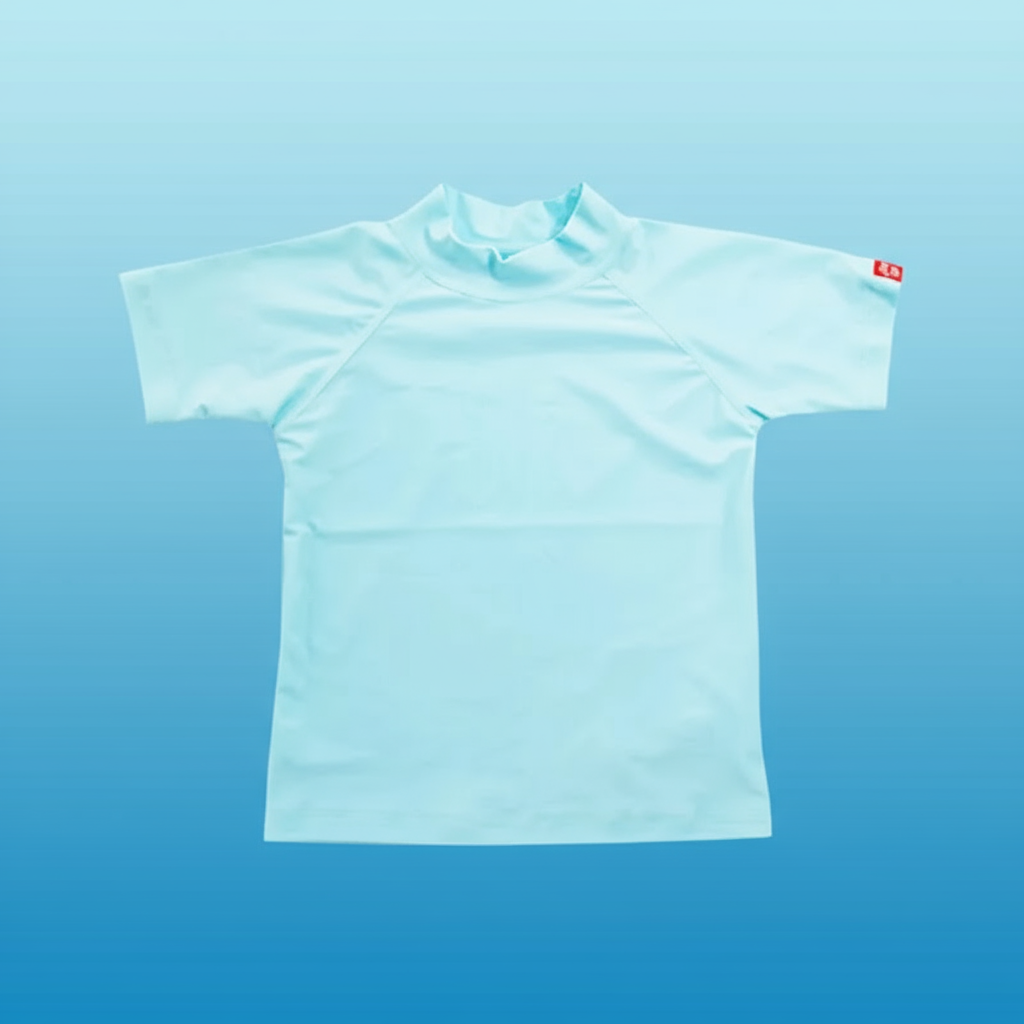 SunVibe – Anti-UV Kinder Zwemshirt met Korte Mouwen