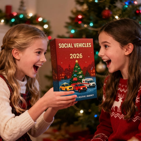 WielenCountdown – Voertuigen Adventskalender met Verrassingen