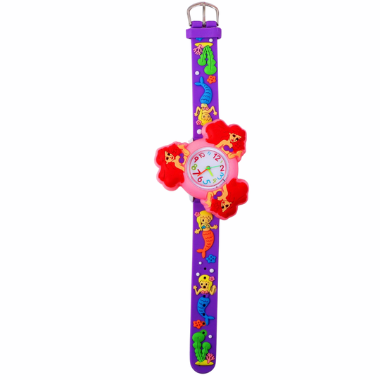 MermaidTime – Zeemeermin Draaihorloge voor Kinderen