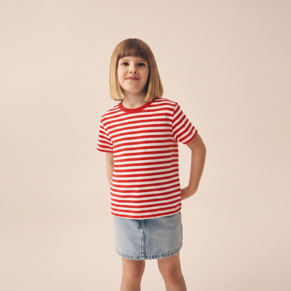 StripeJoy – Gestreept Kinder T-shirt