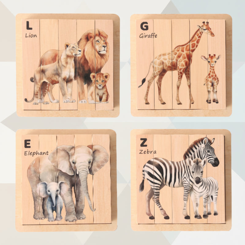 AnimalStack – Houten Dieren Blokken Puzzel
