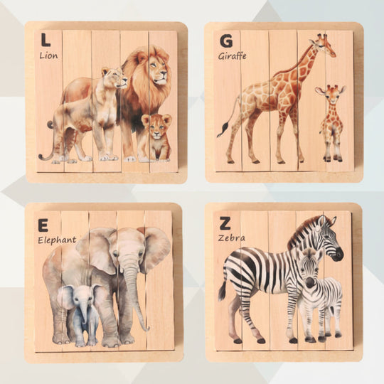 AnimalStack – Houten Dieren Blokken Puzzel