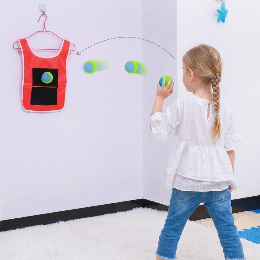 TargetDash – Kleefbal Vestenspel voor Kinderen