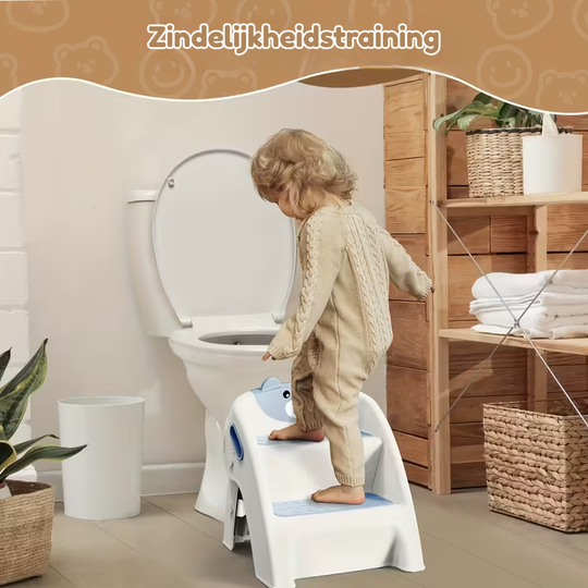 BearStep™ – Opvouwbaar 2-Staps Peuterkrukje