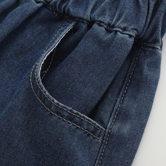 Ingrid – Paperbag Denim Broekjes