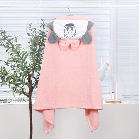SnuggleHood – Geborduurde Babybadcape