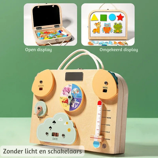 SkillBoard™ – Interactieve Sensory Speelkoffer – Leren & Ontdekken