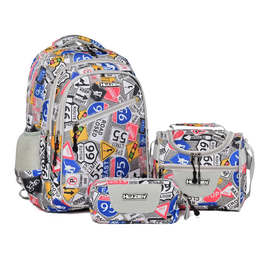 SchoolBuddy – 3-delige Schooltas Set voor Kinderen