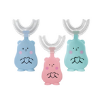 MiloBrush™ – Bear 3-pack U-vormige BPA-vrije Kindertandenborstels 2-6 Jaar