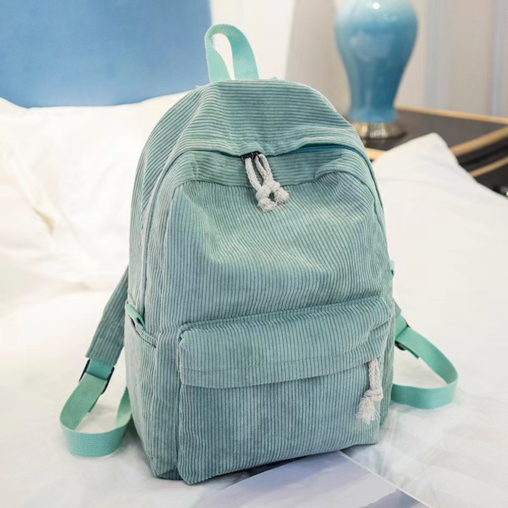 CorduroCarry – Corduroy Rugzak voor School en Dagelijks Gebruik