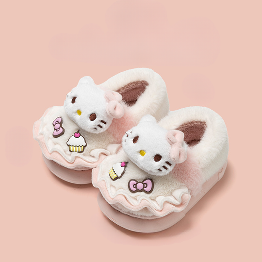 CuteCloud – Cartoon Pluche Kinder Pantoffels