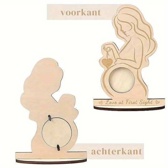 HeartPrint™ – Houten Baby Echo Fotolijst