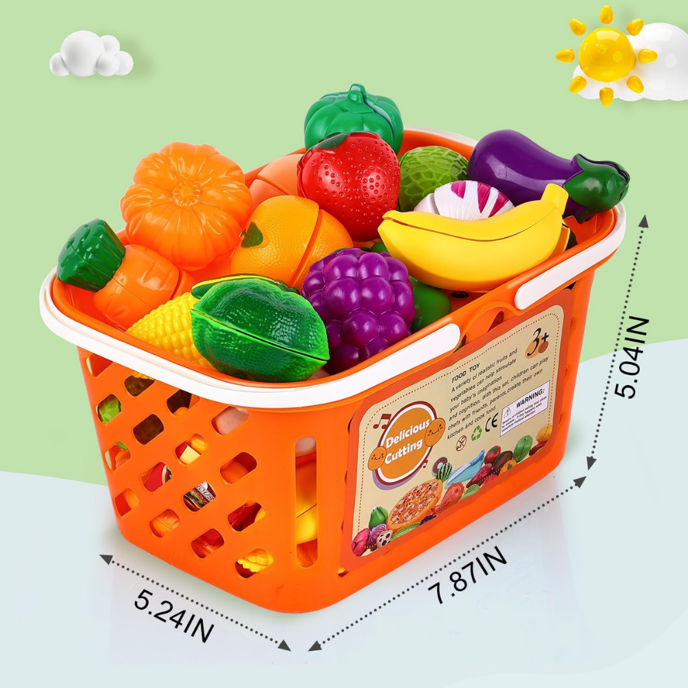 MiniChef – Speelgoed Fruit- en Groentesnijset