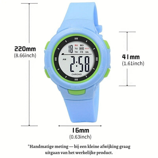 TimeShine™ – Waterdicht Digitaal Kinderhorloge – 30M Lichtgevende Display
