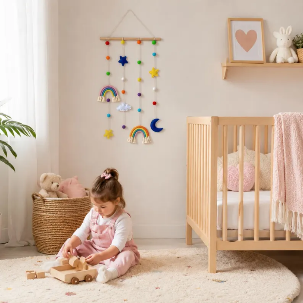 RainbowDream – Houten Regenboog Wanddecoratie