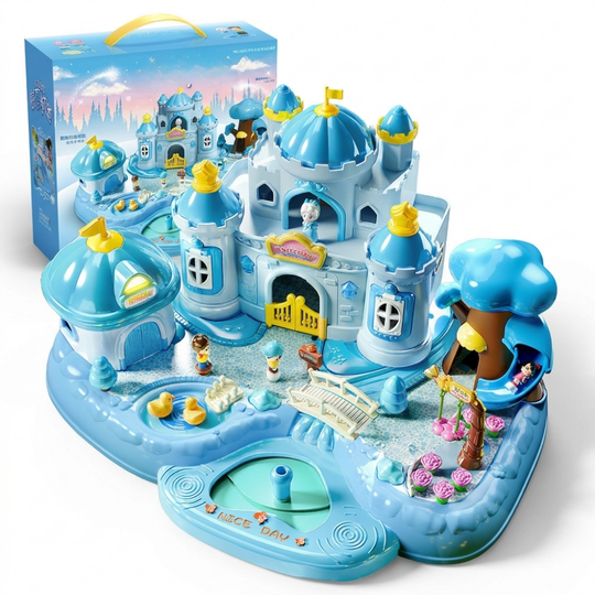 CastleDream – Magnetisch Poppenhuis met 4 Poppen