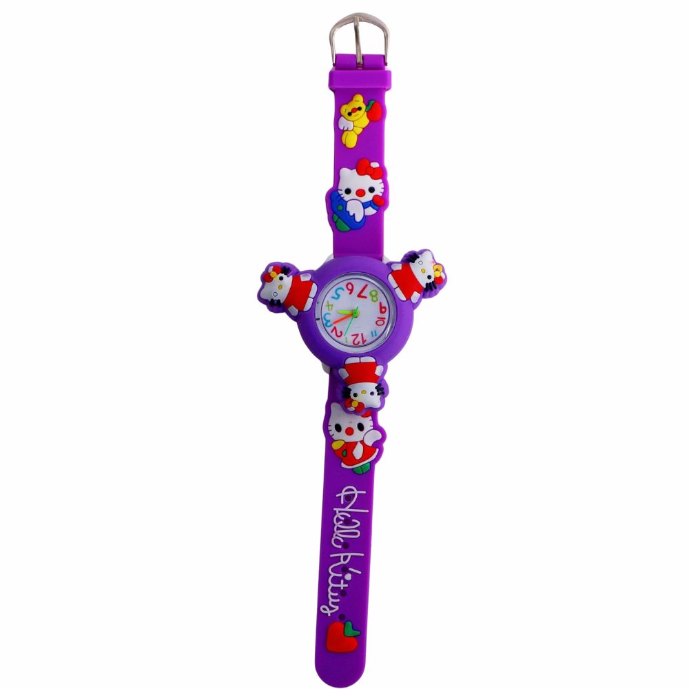 KittyTime – Schattig Draaihorloge voor Kinderen